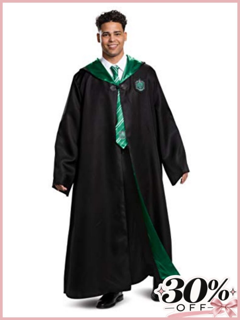 Harry Potter Slytherin Costume Robe Deluxe Wizarding World Adult Halloween